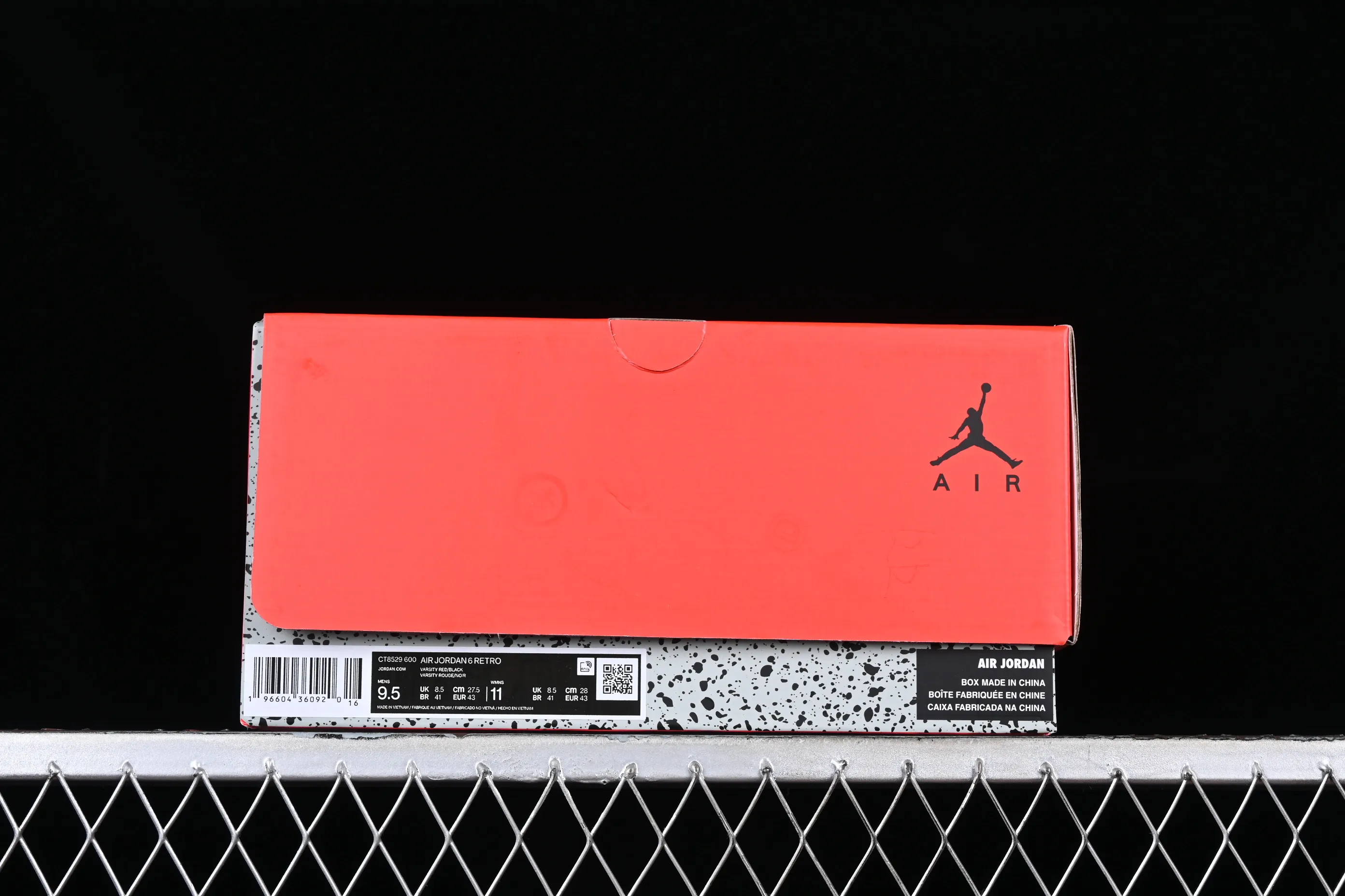 All categories Air Jordan Jordan series basketball shoes Air Jordan 6 LJR version Air Jordan 6 "Toro" AJ6 Joe 6 big red CT8529-600